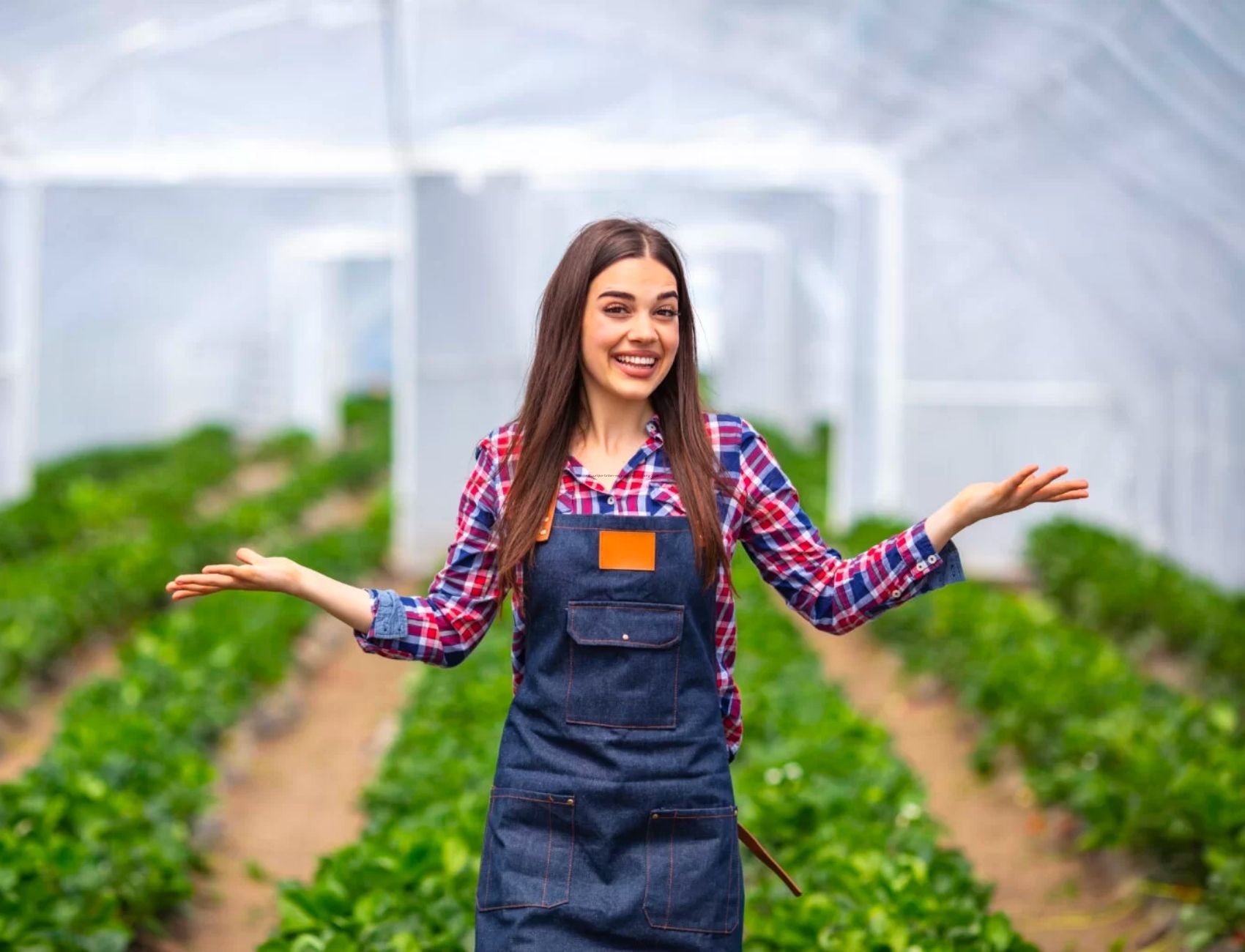 Teeltadviseur aan het werk in de tuinbouw